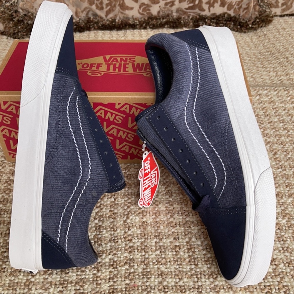 Vans Old Skool Paisley Parisienne Night/Trwht Men’ - Picture 3 of 16